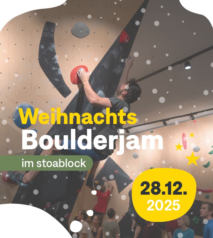 Weihnachts Boulder-JAM 2025 Ticket für allgemeine Klasse und U16